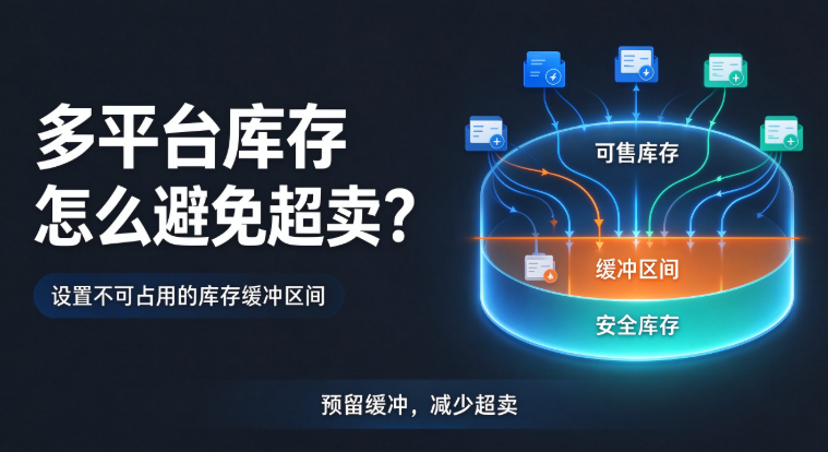多平台库存怎么避免超卖？设置不可占用的库存缓冲区间