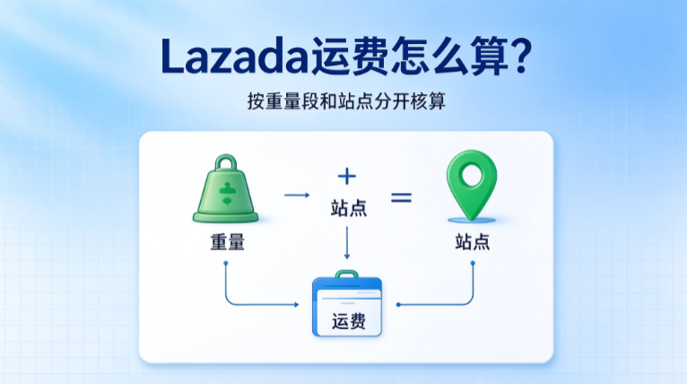 Lazada运费怎么算？按重量段和站点分开核算