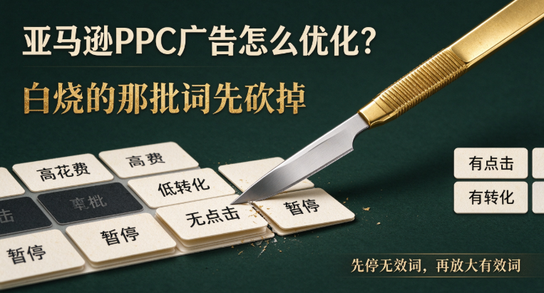 亚马逊PPC广告怎么优化？白烧的那批词先砍掉