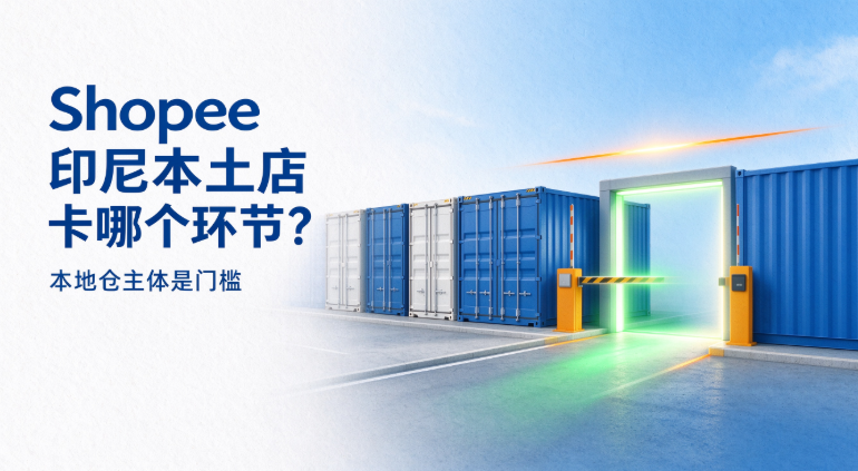 Shopee印尼本土店卡哪个环节？本地仓主体是门槛