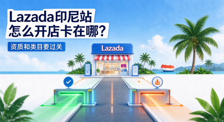 Lazada印尼站怎么开店卡在哪？资质和类目要过关
