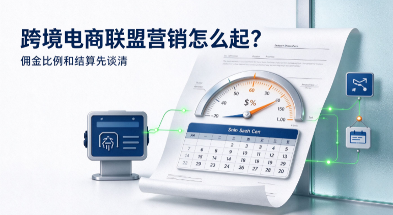 跨境电商联盟营销怎么起？佣金比例和结算先谈清