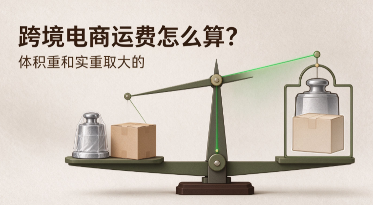 跨境电商运费怎么算？体积重和实重取大的