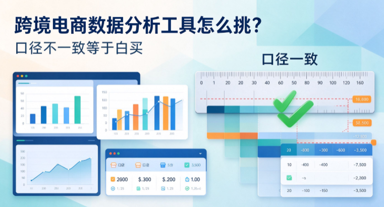 跨境电商数据分析工具怎么挑？口径不一致等于白买